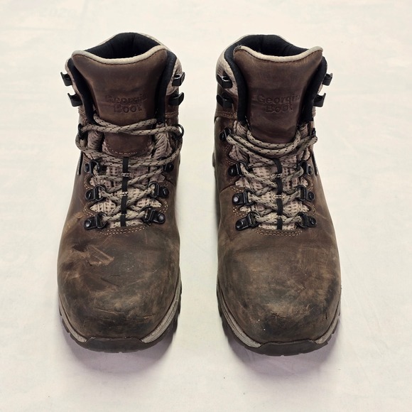 Georgia Boot Eagle Trail Women's Alloy Toe Waterproof Hiker Work Boots Size 8M - Picture 3 of 9